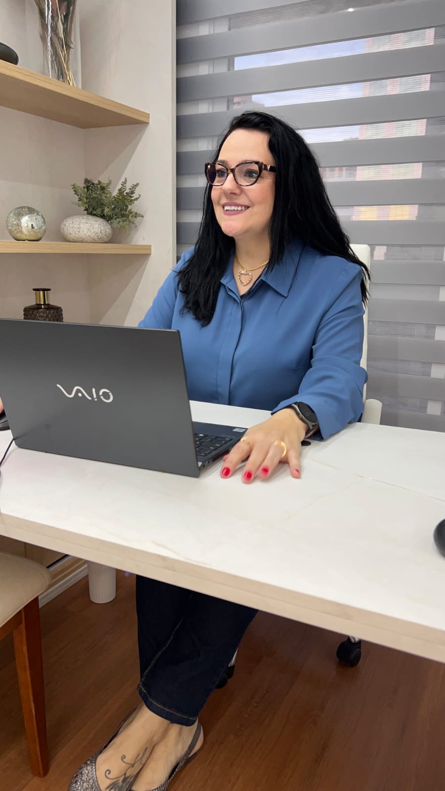 Alethea Seita em seu consultório